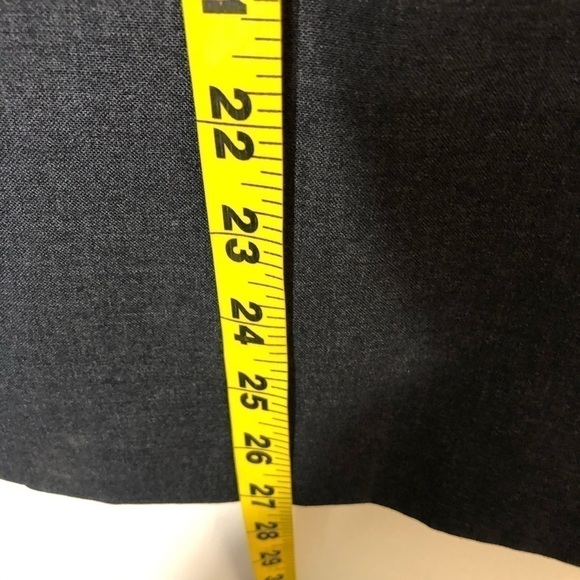 Lands End 100% Wool Gray Blazer 4P Petite Women’s - Picture 6 of 7